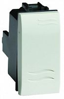 Выключатель кнопочный для кабель-канала DKC Brava 1-кл. 1 мод. белый картинка